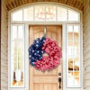 🏵100% Handmade Star Spangled Banner Ribbon Patriotic Wreath(𝐌𝐚𝐫𝐢𝐚𝐧𝐚 𝐒𝐦𝐢𝐭𝐡 𝐇𝐚𝐧𝐝𝐦𝐚𝐝𝐞®)