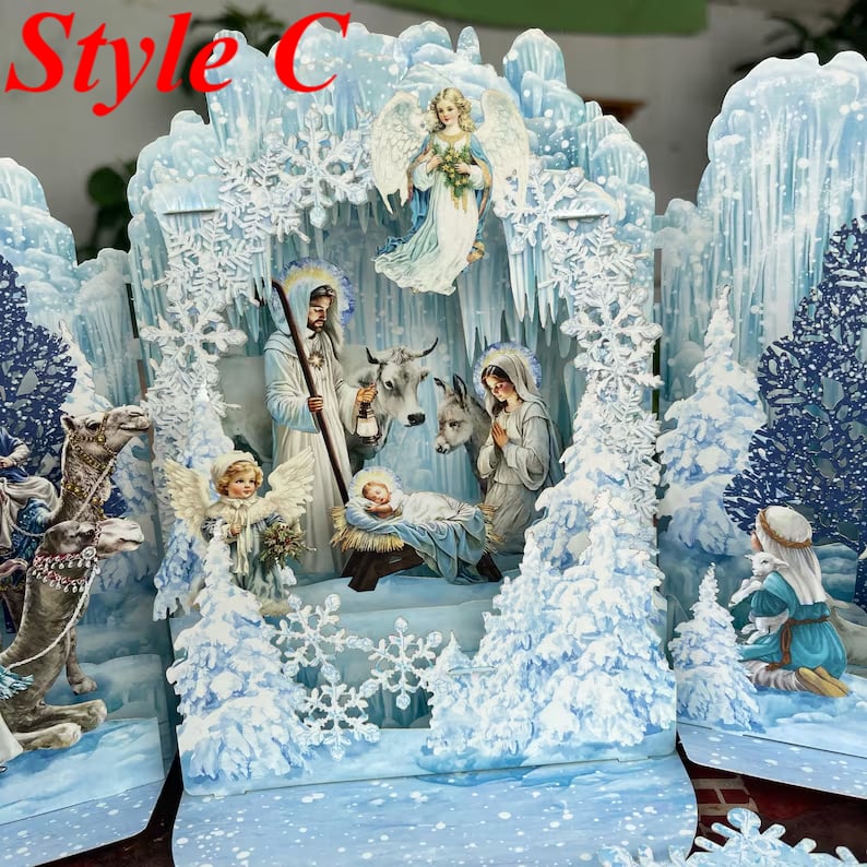 🎅Early Christmas Promotion 50% OFF🎄3D Christmas Scene Greeting Card