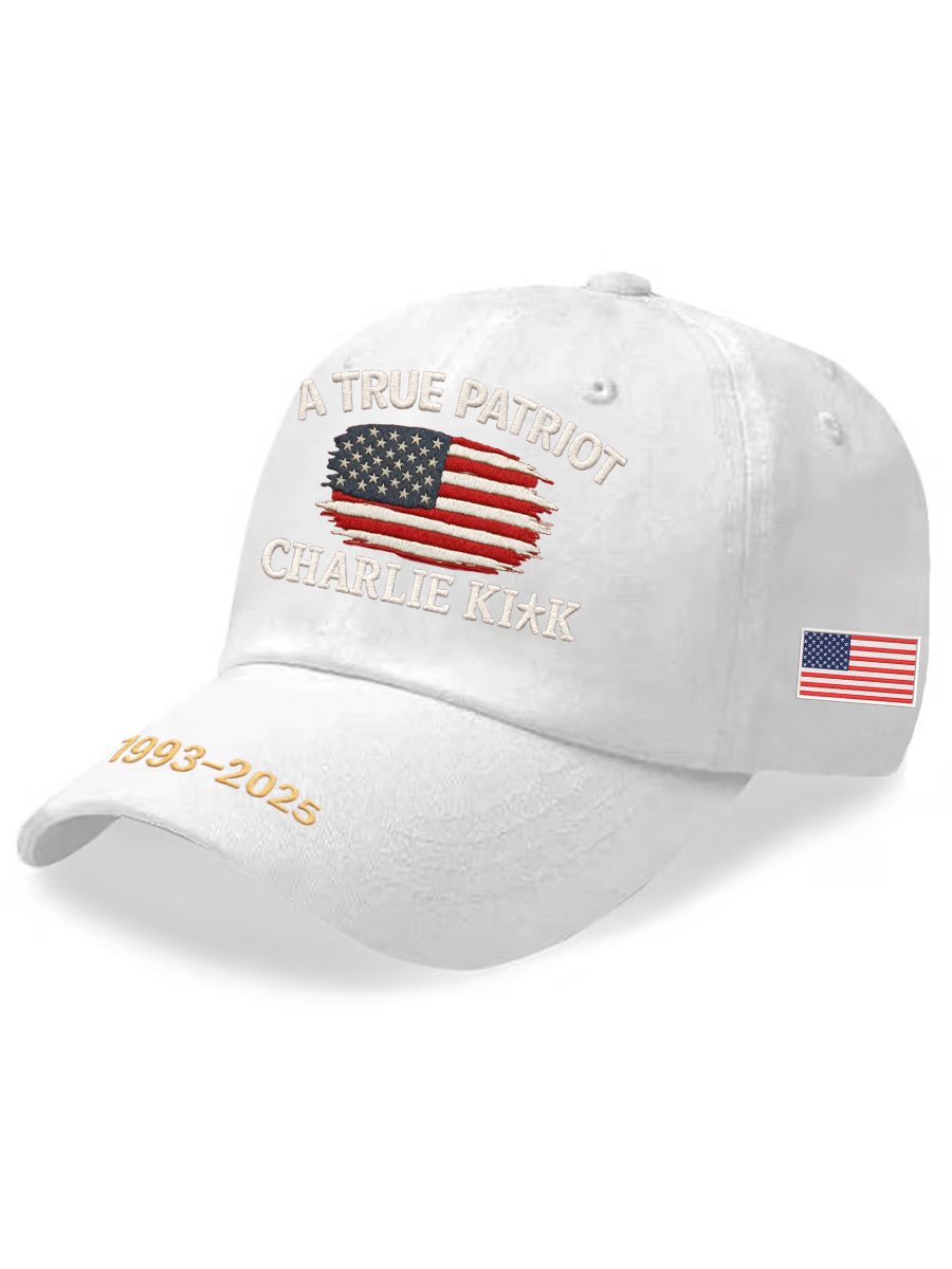 🙏60% OFF For Charlie's Fans - 🎗️🕊️A True Patriot R.I.P Charlie Kirk Hat