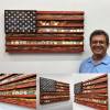 🔥Handmade US Flag Challenge Coin Display