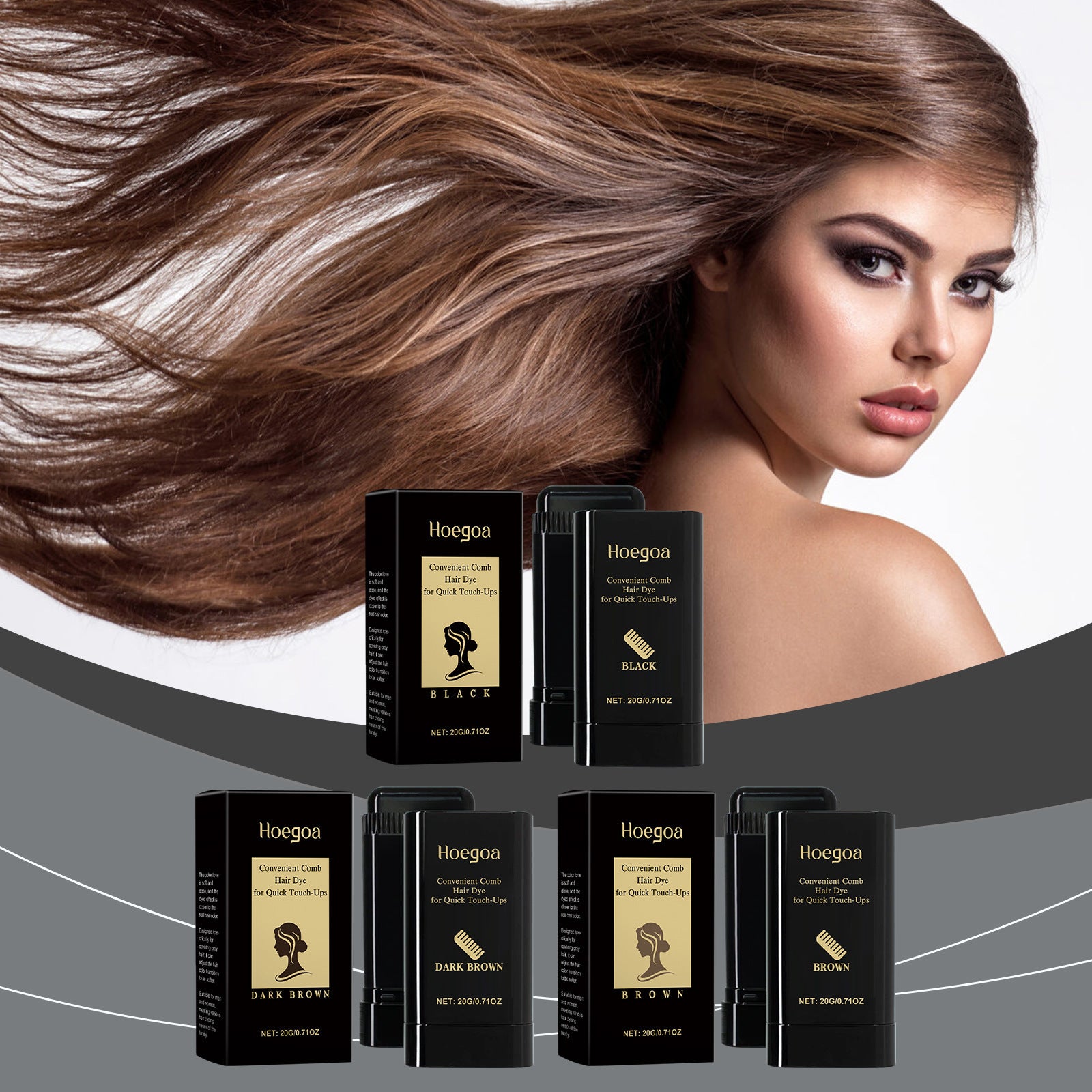 💥LAST DAY SALE 50% OFF💥Portable Hair Dye Comb⚡BUY 2 FREE SHIPPING