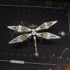 3D Insect Brass Puzzle, 100PCS+ Steampunk Dragonfly Model, Puzzle DIY Craft Kit, Great Gifts for Teens and Adults