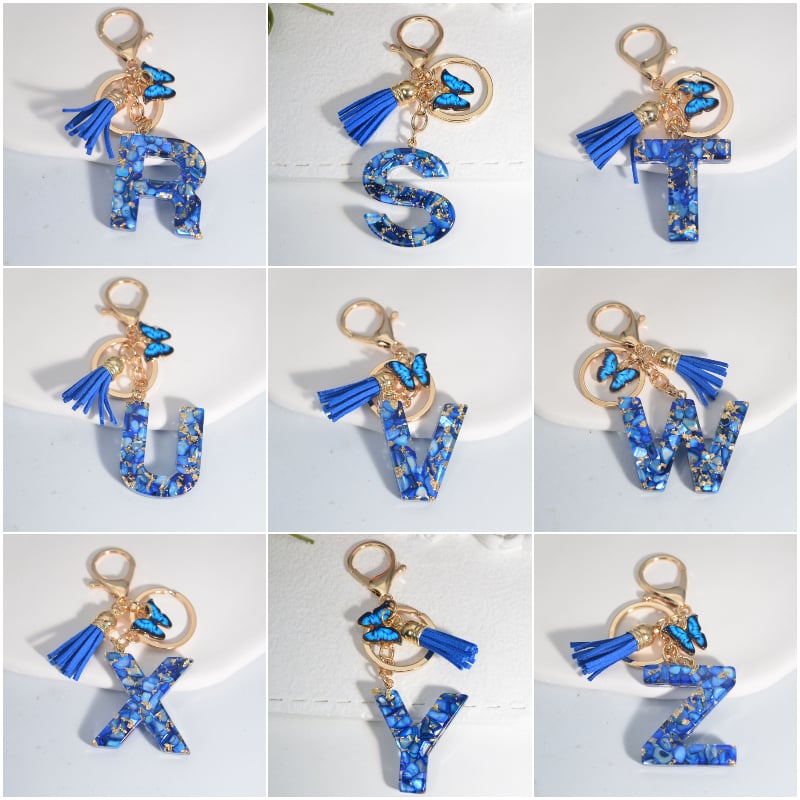 🎁TikTok Last Day Sale - 70% OFF🔥Initial Letter Keychains🦋