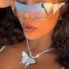 LAST DAY 50%OFF - BUTTERFLY CRYSTAL PENDANT NECKLACE
