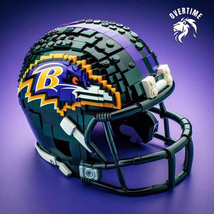 🏈 Football Fan Building Block Helmet