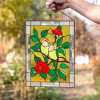 🔥Handmade Bird Stained Glass Window Panel-Buy 2 Free Shipping