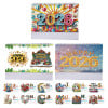 🔥Last Day Promotion 50% OFF🔥2026 DIY Special Shape Desktop Diamond Standing Calendar