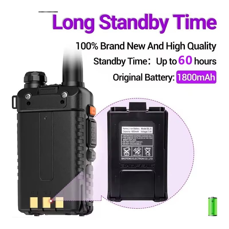 🎁TikTok Last Day Sale - 70% OFF📻✨ UV-5R Dual Band Ham Radio – Stay Connected Anywhere! 🌍🚶‍♂️