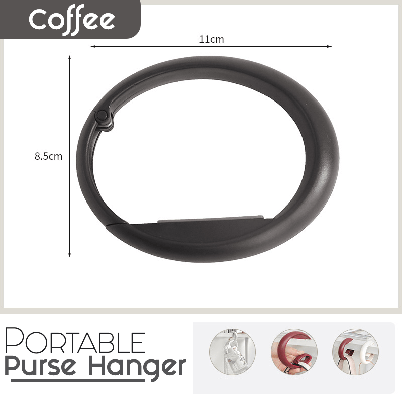 (HOT SALE- 50% OFF) Portable Purse Hanger (BUY 2 GET 2 FREE NOW)