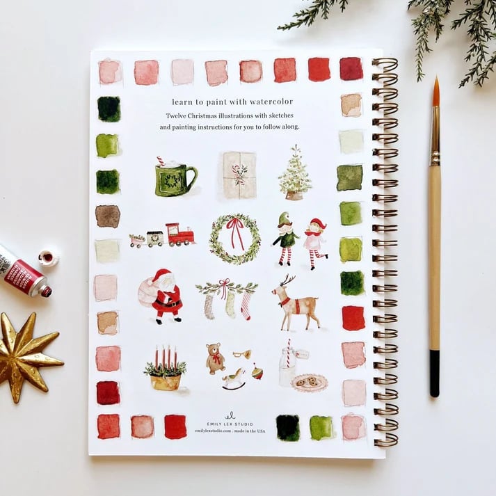 🖼️Beginner-Friendly💕 Watercolor Workbook