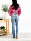 ❤️LETZTER TAG 50 % RABATT🔥Bootcut-Jeans mit mittelhohem Bund und Knopfleiste