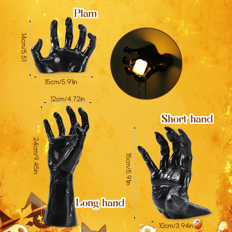 🔥Last Day Promotion 50% OFF🔥Halloween Wall-Mounted Scary Ghost Hand Decoration