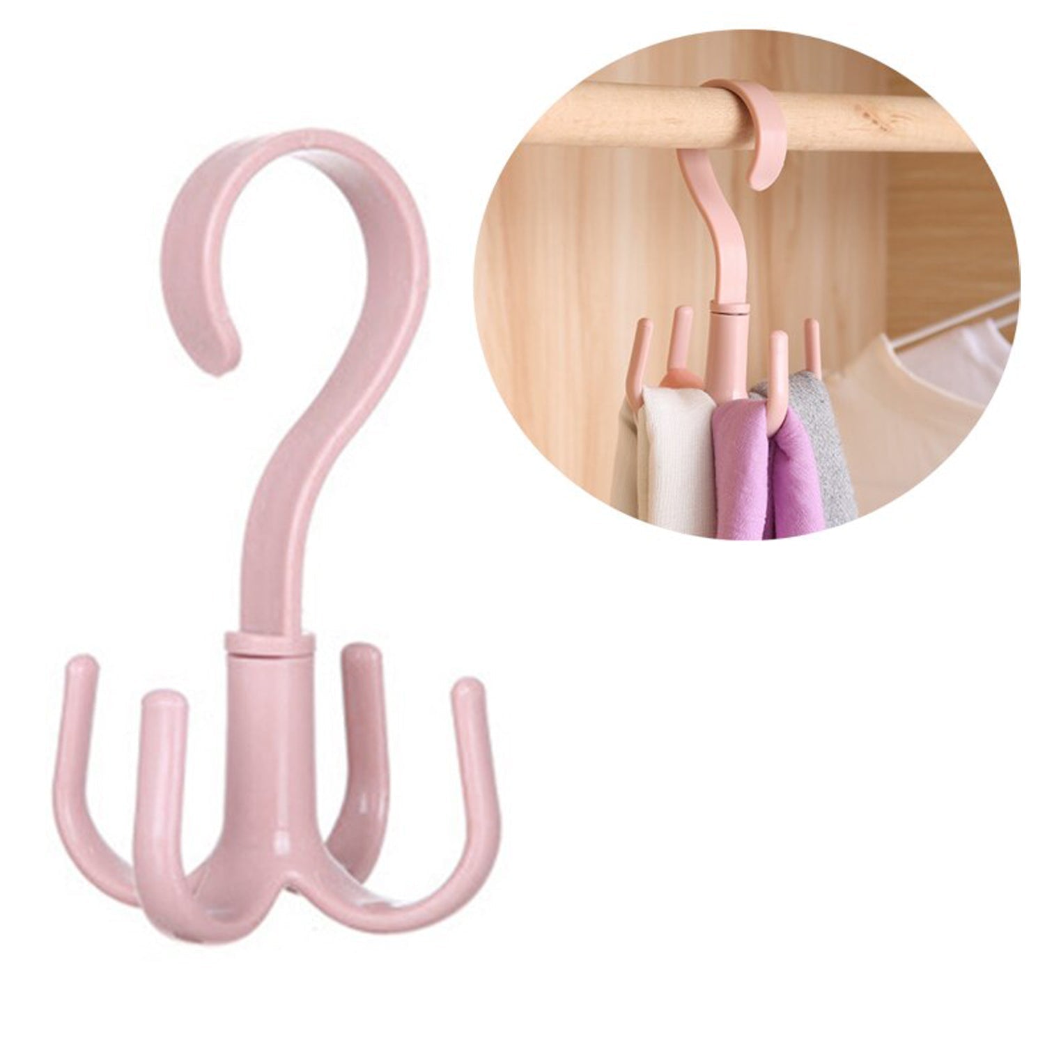 Rotary 4-Claw Multi-Purpose Hanger Hook