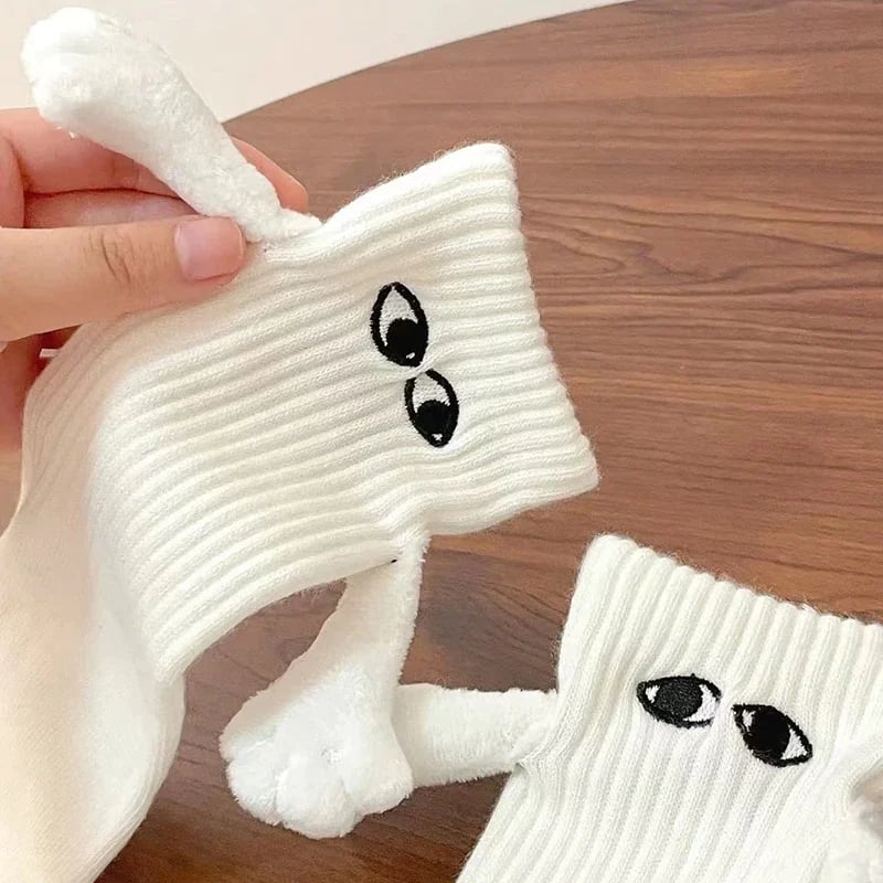 🔥Last Day Promotion - 70% OFF🎁Hand In Hand Socks Magnetic Holding Hands Socks