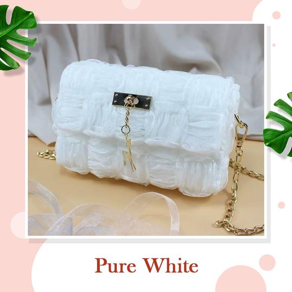 Flower Chiffon Ribbon Handbag DIY Kit
