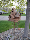 ❤️Handmade Metal Birdhouse Garden Stakes