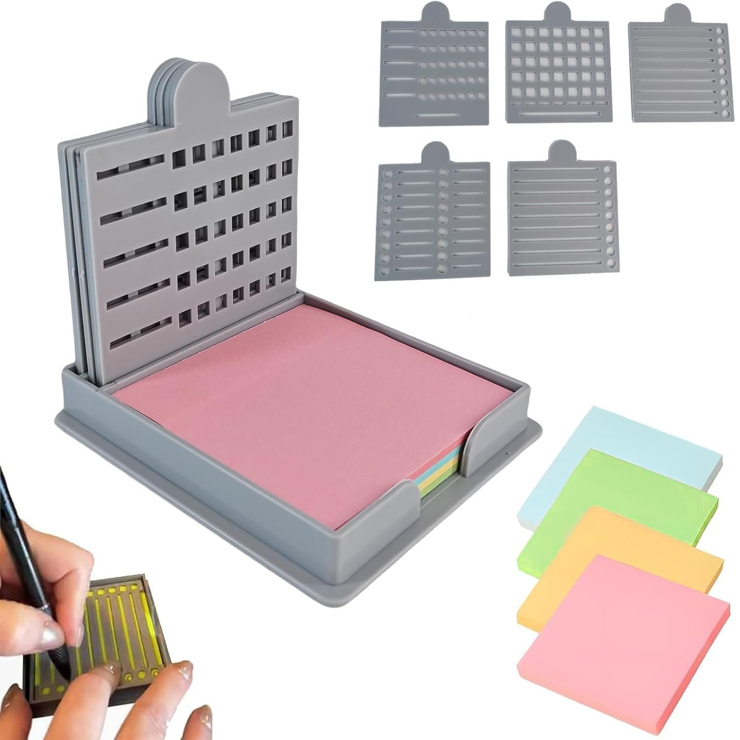 🔥Last Day Promotion 50% OFF🔥Ultimate Sticky Note Holder + 5 Versatile Templates – Organize Notes, Boost Productivity & Master Daily Planning