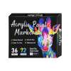 🔥Last Day Promotion 49% OFF-🎨Acrylic Paint Marker Drawing Set - Quick Dry Water Based Premium