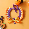 Whimsical Pumpkin & Purple Elegance Halloween Pet Hat