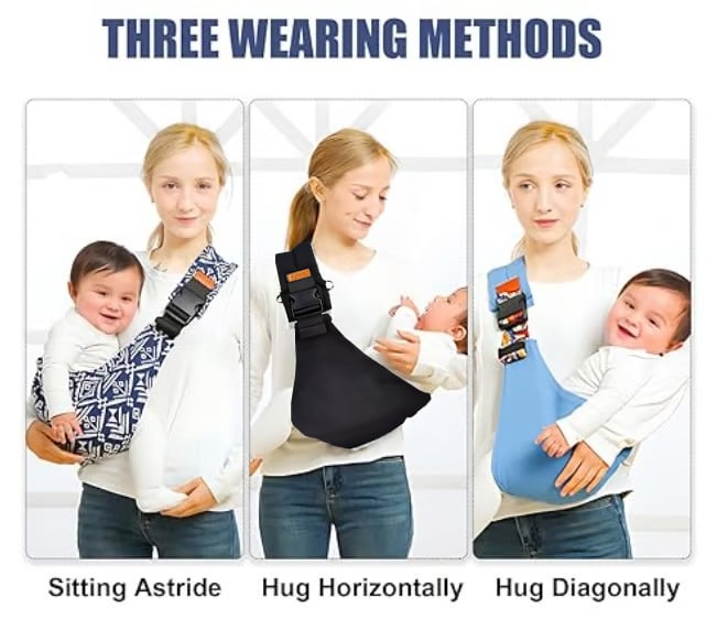 🎁TikTok Last Day Sale - 70% OFF✨2025 New Baby Sling Carrier 🔥- From Newborns To Toddlers