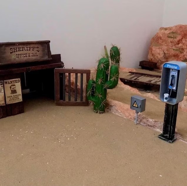 🔥Limited Stock - 🎁Handmade Miniature American Payphone 1:12 Scale Model