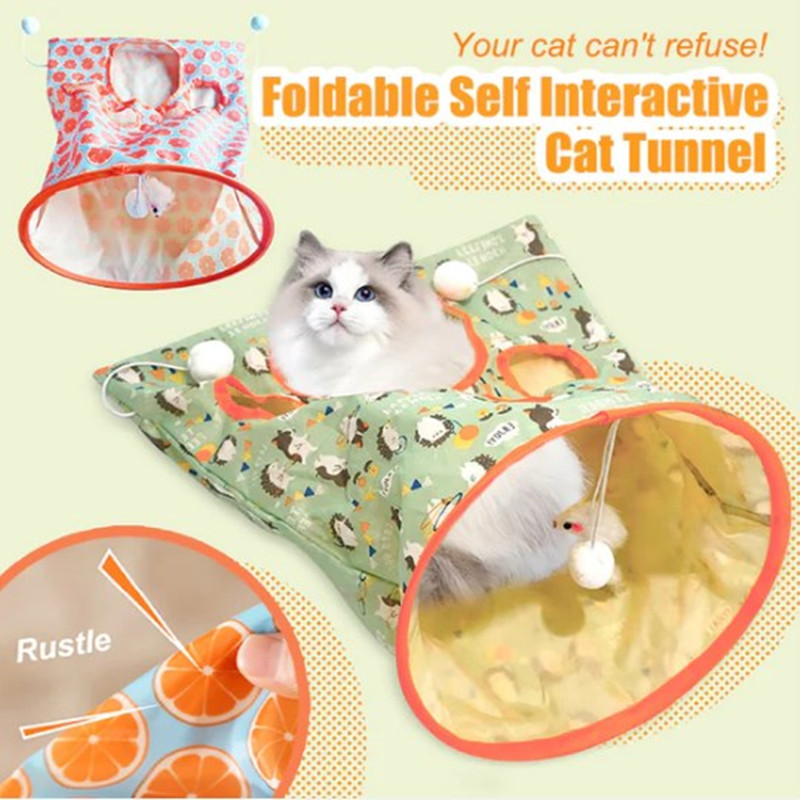 (🌲EARLY CHRISTMAS SALE - 50% OFF) 🎁Tunnel Bag For Cats, Buy 3 Get 2 Free & Free Shipping NOW!