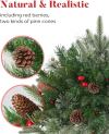 🎅HOT SALE 49% OFF🎄🔥Pre-lit Artificial Christmas Tree Urn Filler💐