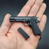 M1911 metal gun model toy keychain gift