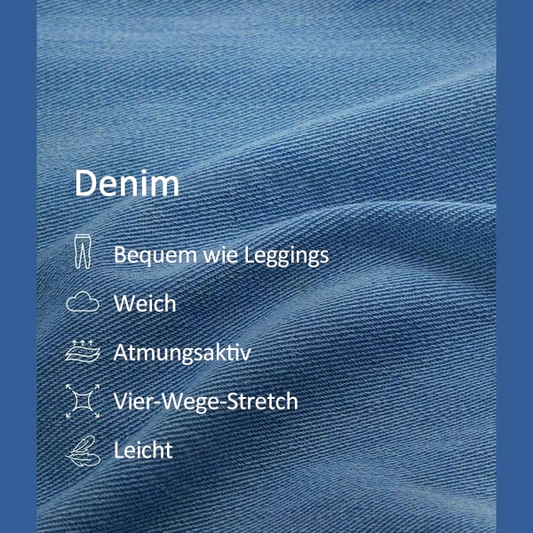 📢Letzter Tag: 49% Rabatt🏆Damen High-Waist Baggy Weite Bein Stretch Strick-Jeans – Bequeme Casual Denim