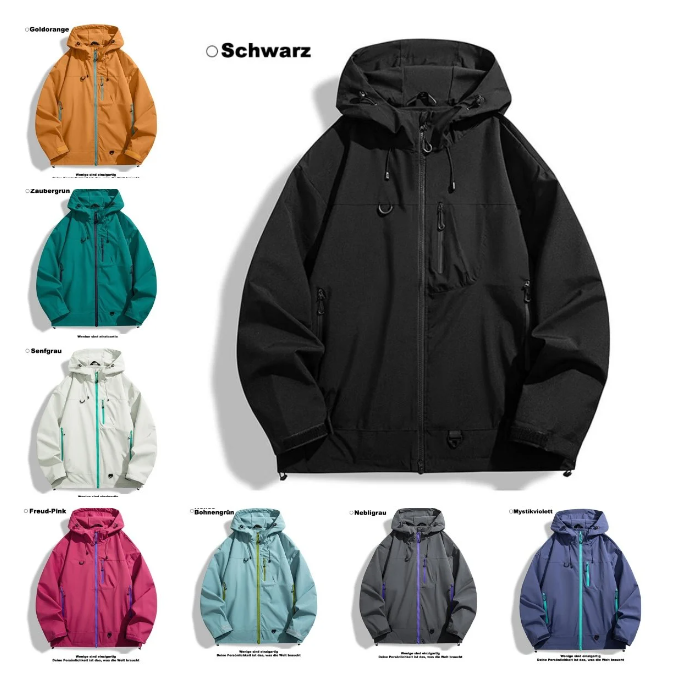 🔥Letzter Tag Verkauf 49% Rabatt🔥Wasserdichte Jacke: Wasserdichte Jacke mit 3D-Schnitt