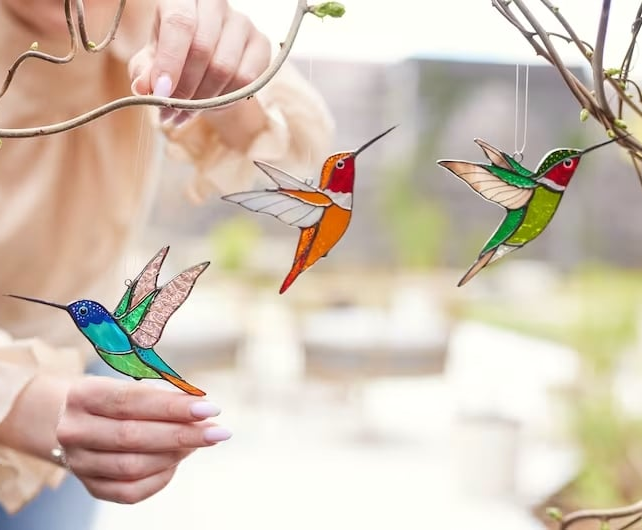 (🔥Last Day Promotion 50% OFF) Hummingbird Suncatcher Window Hangings