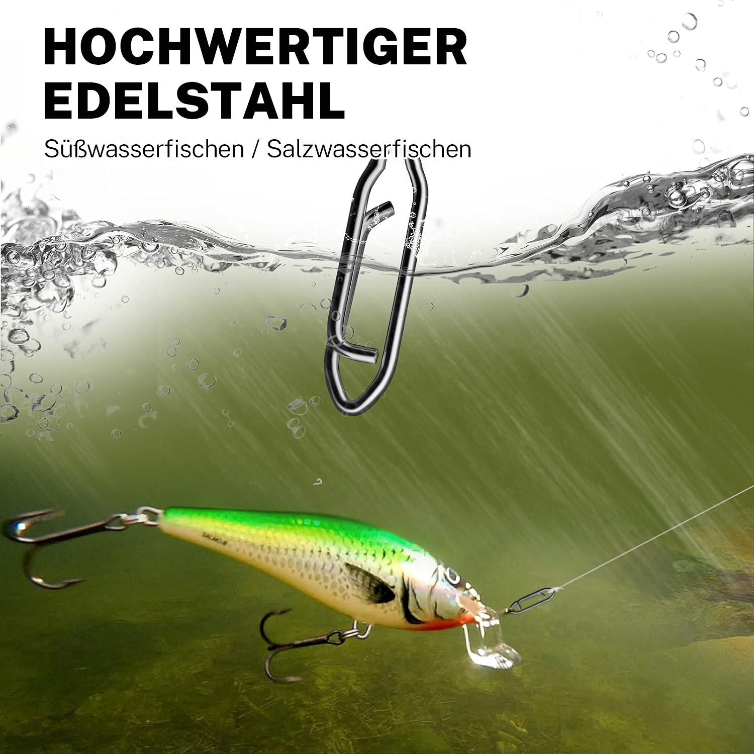SCHNELLER KÖDERWECHSEL - Hochfester Angelhaken