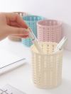 Rattan Plastic Pen Holder 1pc