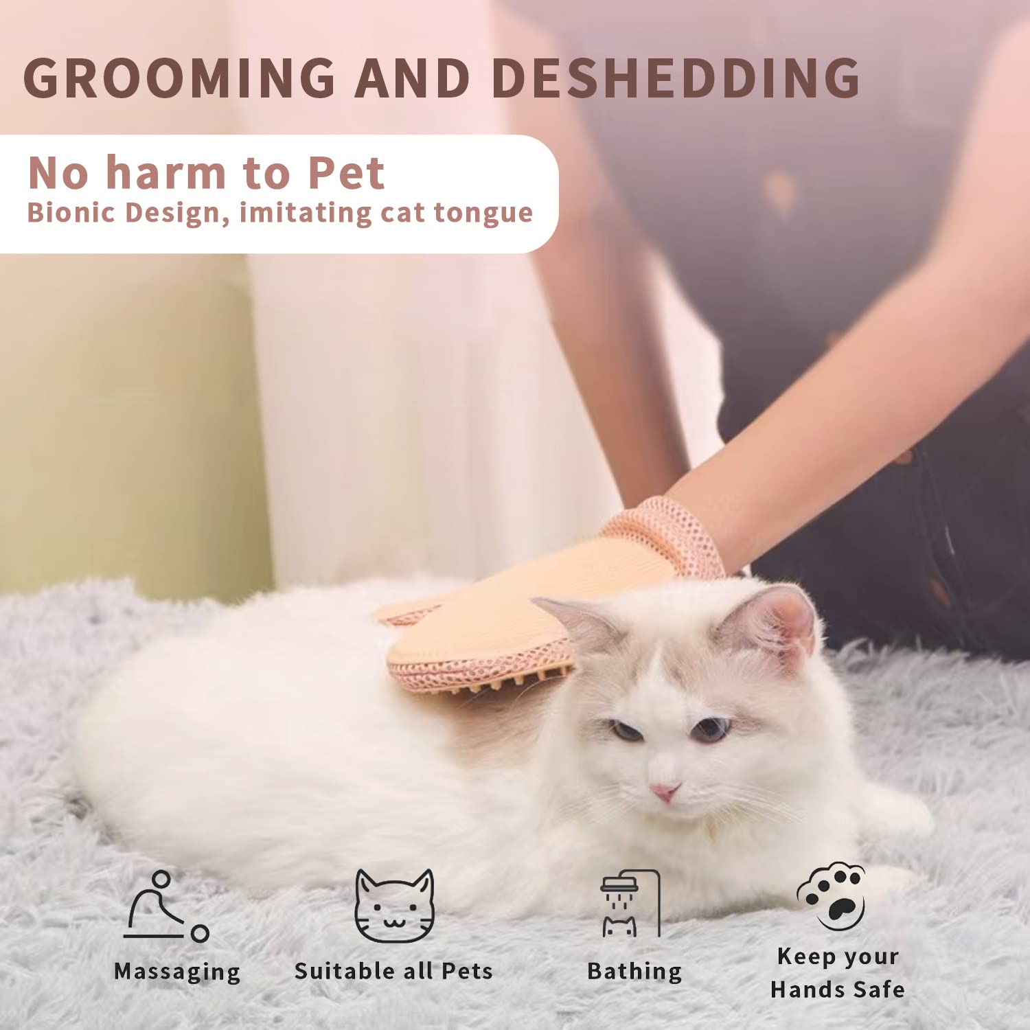 2 in 1 Pet Fur Remover Glove