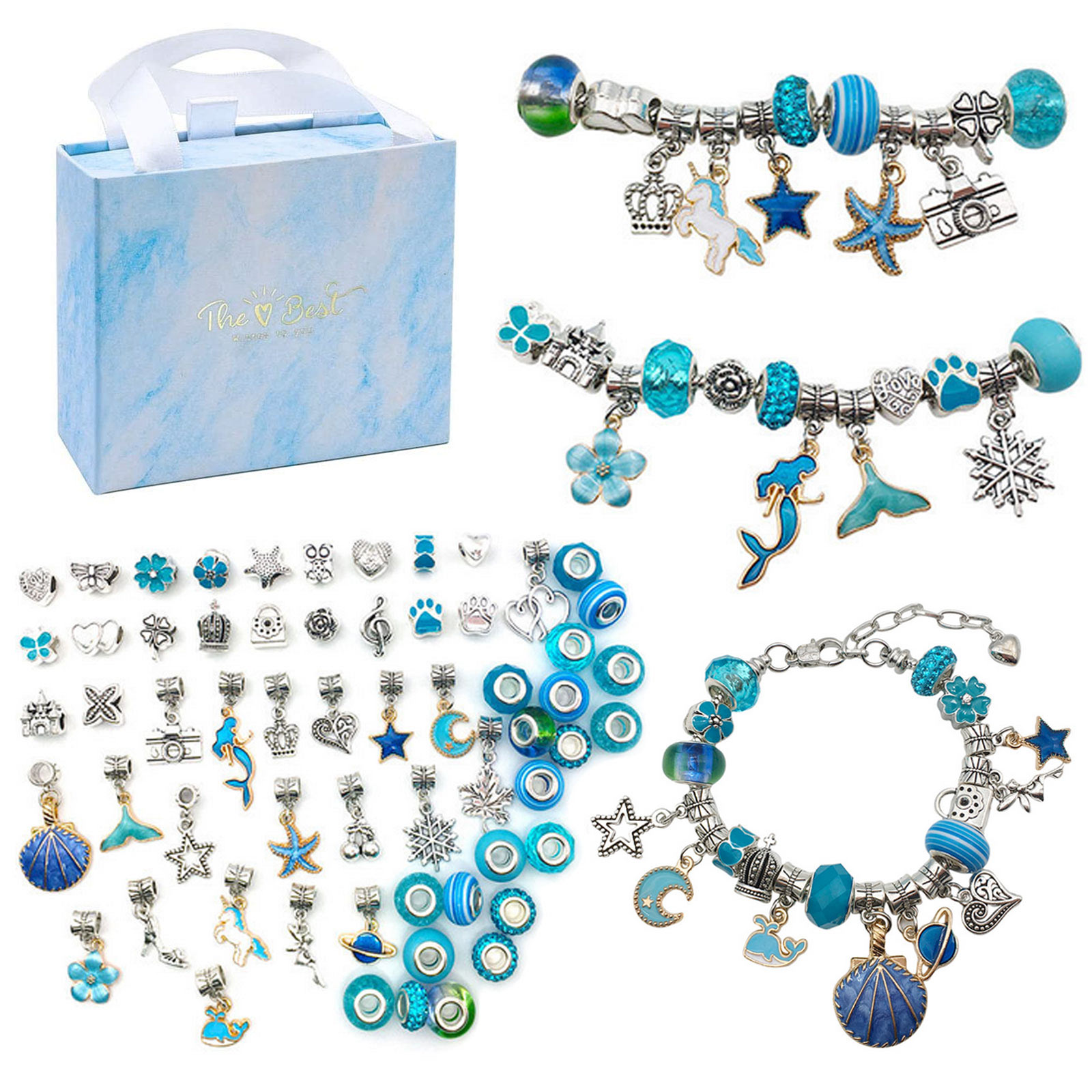 (🔥LAST DAY PROMOTION - SAVE 50% OFF) Charm Bracelet Jewerly Making Kit-BUY 2 FREE SHIPPING