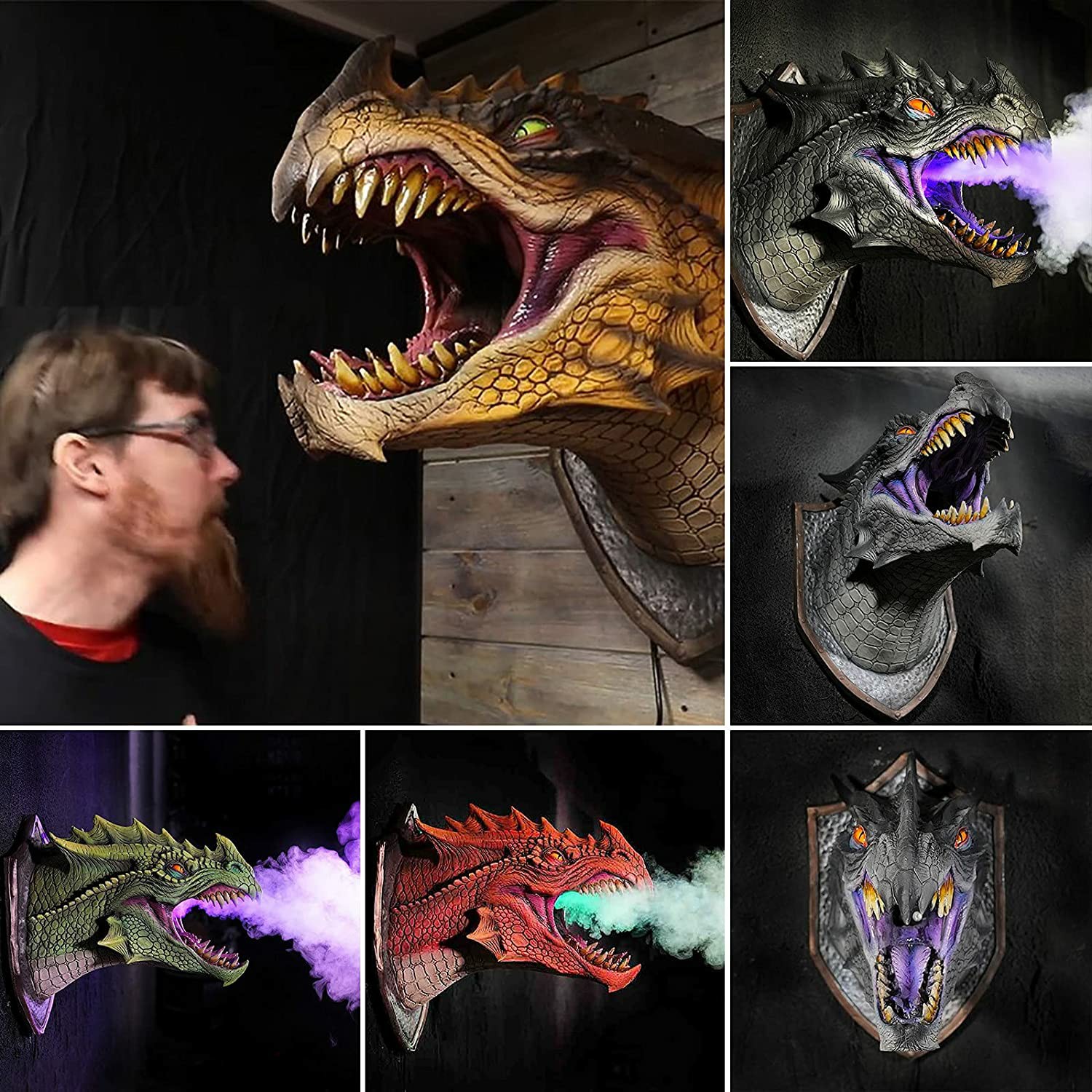 🐲Last Day Promotion- SAVE 70%🐲Perfect Wall Fantasy Dragon Red(