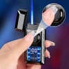 🔥Letzter Tag  50% RABATT- Premium Geschenkset: LED Doppelflammen-Feuerzeug mit Gravuroption – Elegante Geschenkbox inklusive
