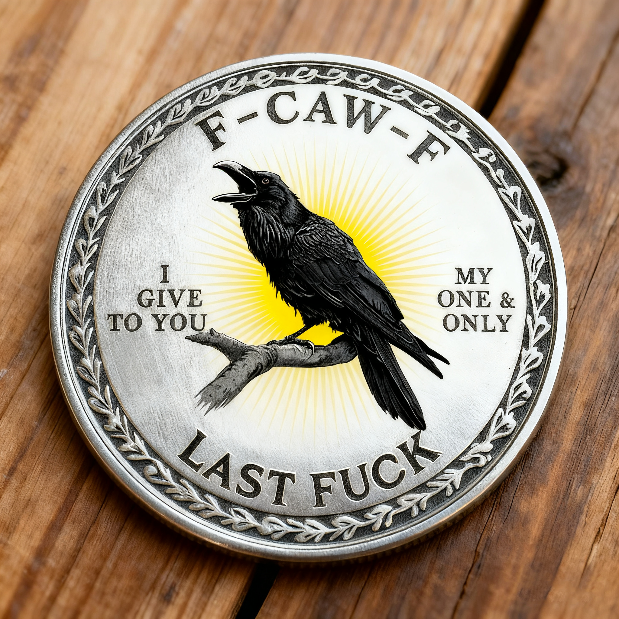 🔥Last Day 49% OFF🔥F-CAW-F Witchy Raven Coin