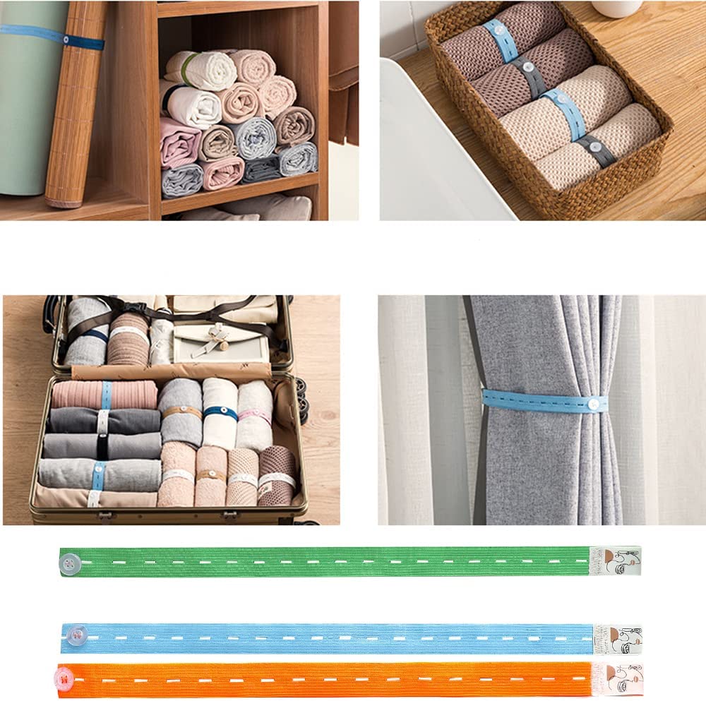 Last Day Promotion 48% OFF - Clothes Storage Elastic Band(10 pcs)