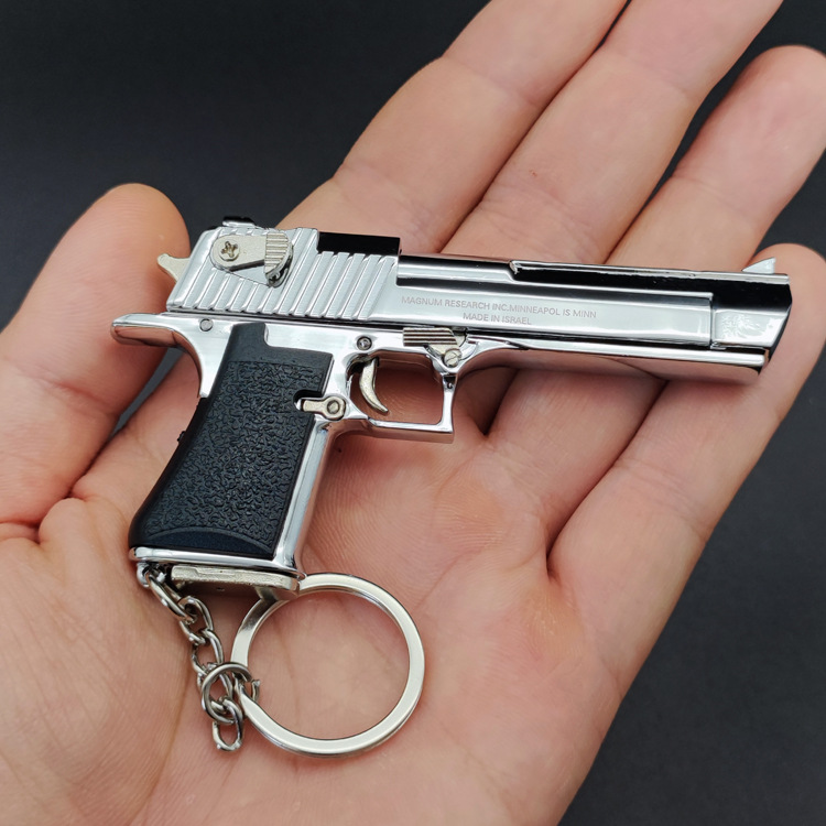 Desert Eagle Full Metal Gun Model Model Toy Keychain