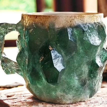 Handmade Mineral  Coffee Cup