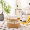 KAKAMAY Large Blanket Basket (20