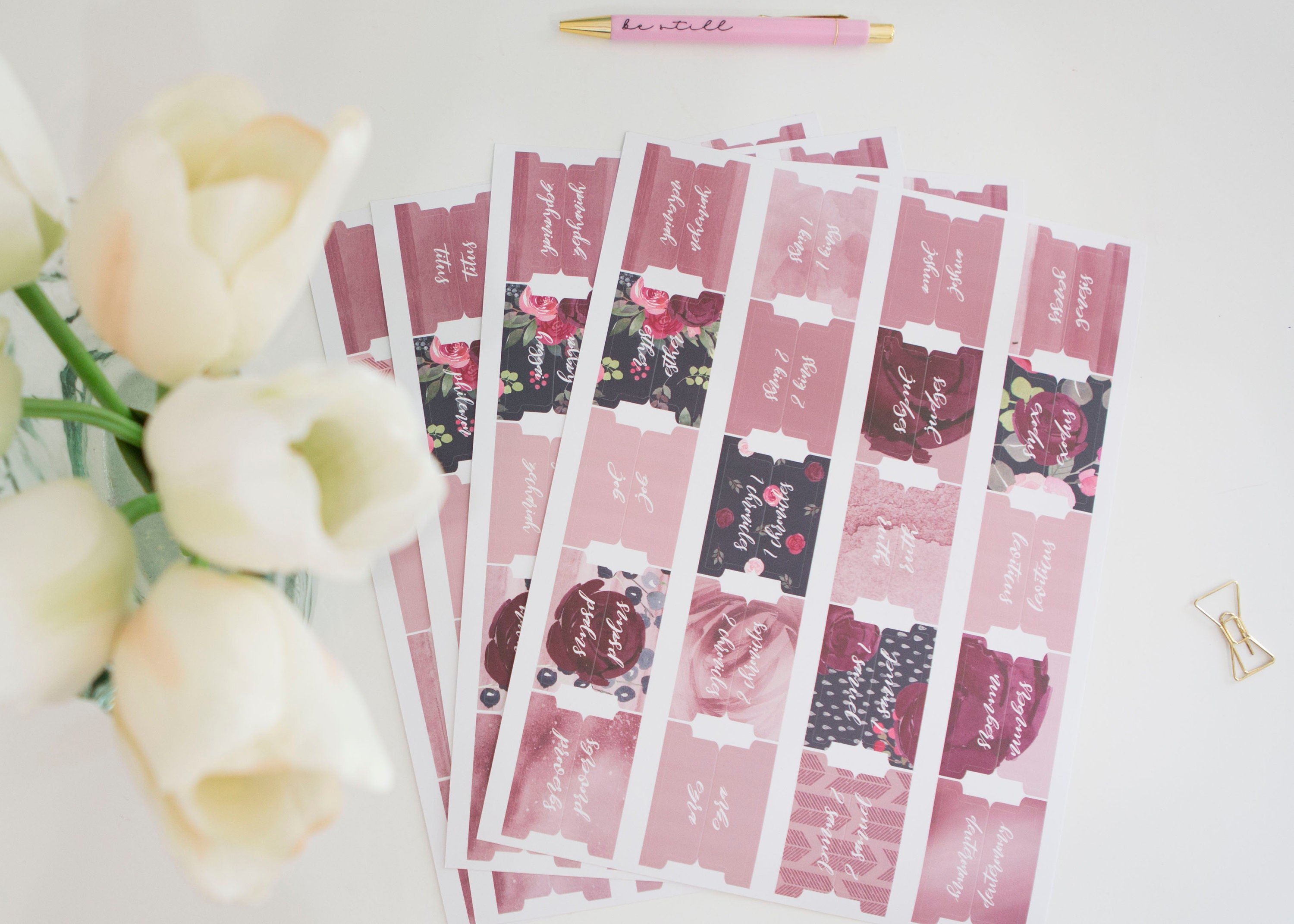Laminated Bible Tabs