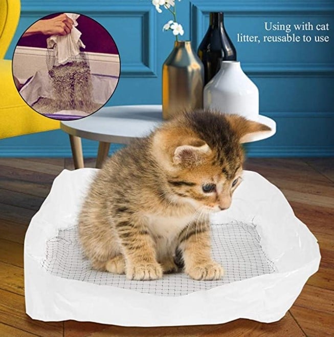 (🎅EARLY XMAS SALE - 49% OFF) Reusable Cat Litter Liners Bag💥BUY 2 GET EXTRA 10%OFF