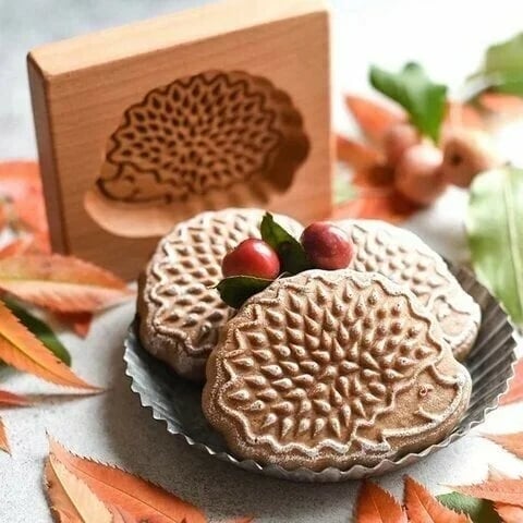 (🎄Christmas Promotion-60%OFF)💖WOOD PATTERNED COOKIE CUTTER - EMBOSSING MOLD FOR COOKIES