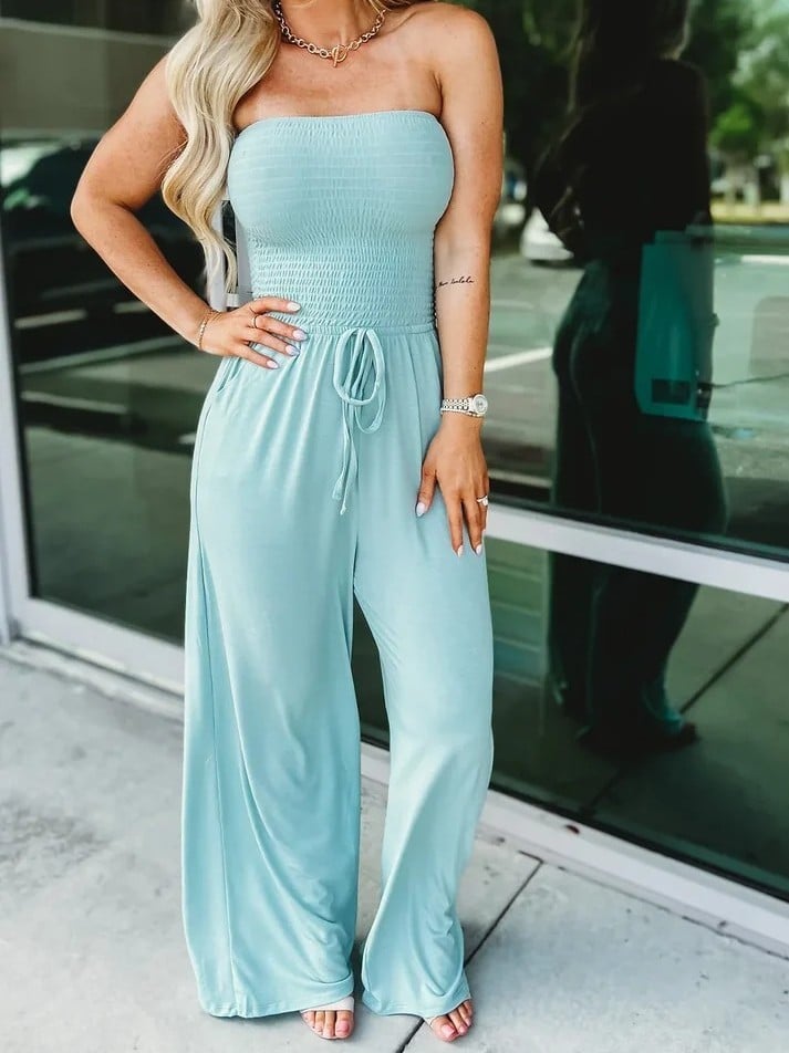 🔥Last Day Promotion 49% OFF-Newest Strapless Waist Jumpsuit-Buy 2 Free Shipping