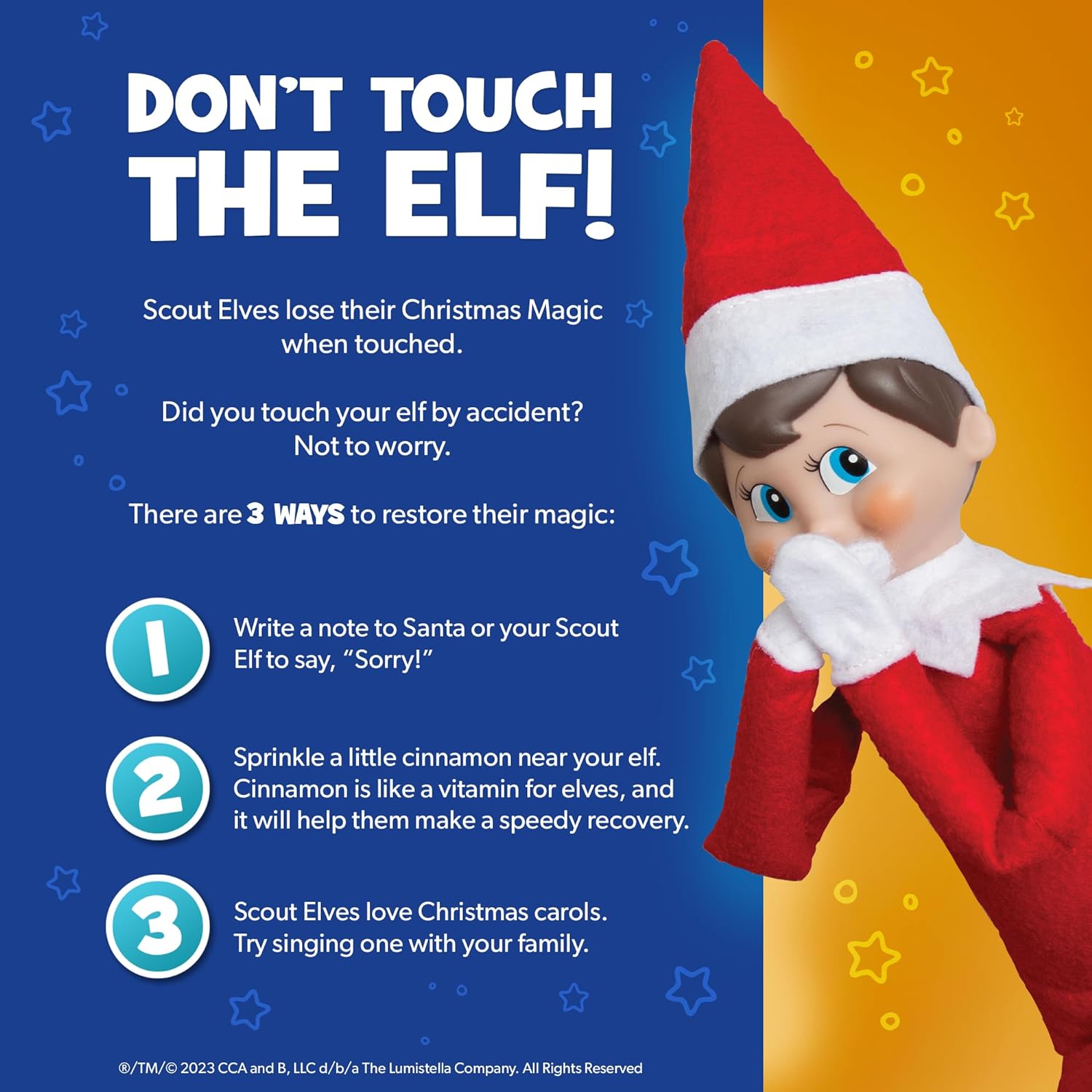 🎄The Elf on the Shelf - Boy Scout Elf with Blue Eyes