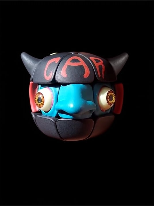 🎁TikTok Last Day Sale - 70% OFF👁️👹Artists Handmade Art Monster Sculpture Rubik's Cube Toys