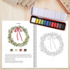 🎄Christmas Watercolor Workbook