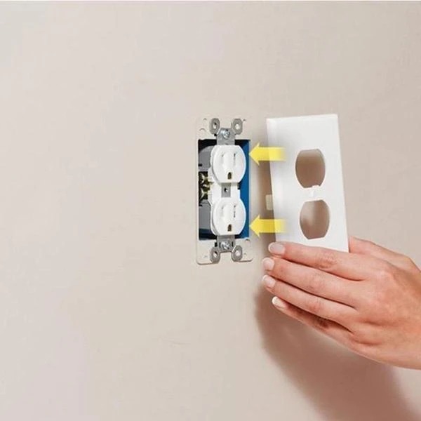 Outlet Wall Plate With Night Lights